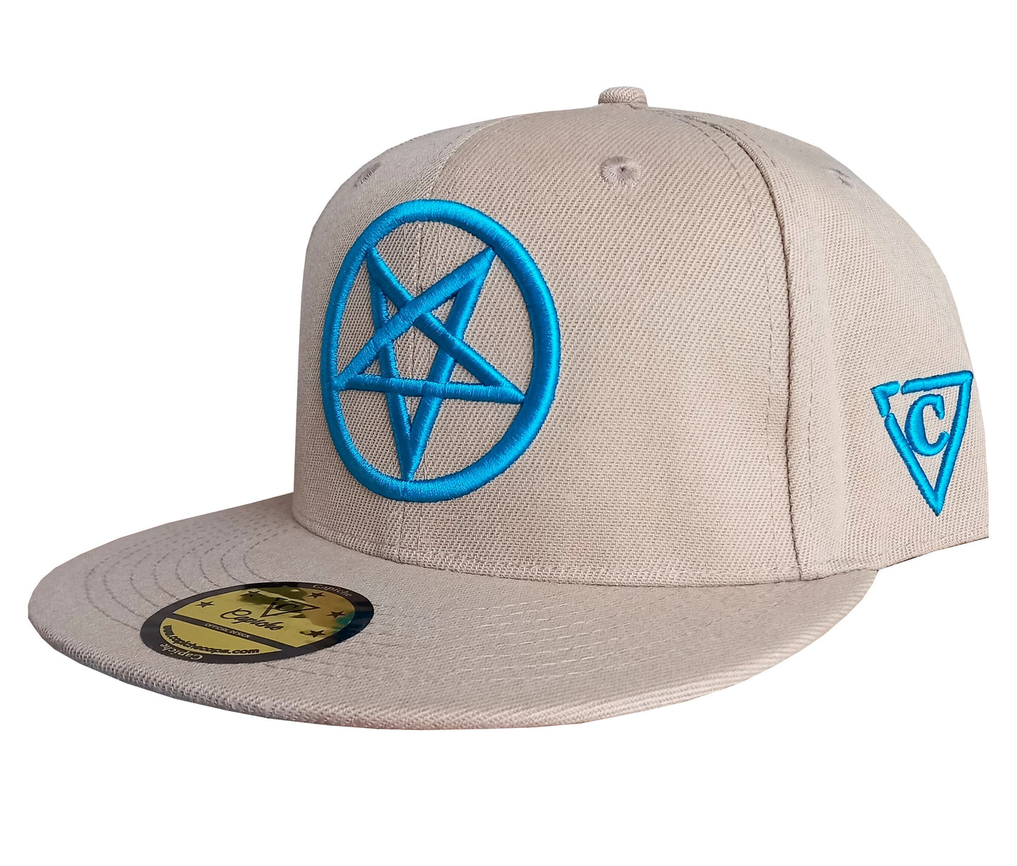 Cursed Dentist Snapback - Beige - Capiche Caps Snapback