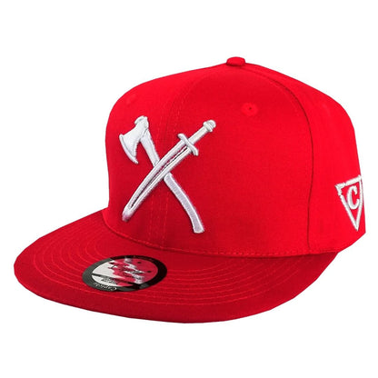 Shaolin Snapback - Red - Capiche Caps Snapback