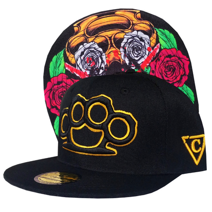 Enno_Ink x Capiche Collab Snapback - Knockout - Capiche Caps Black