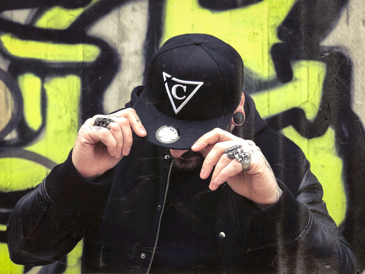 The Cube Snapback - Black - Capiche Caps Snapback