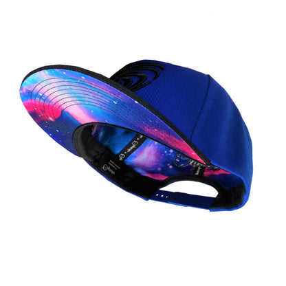 Blue Galaxy Snapback - Capiche Caps Galaxy