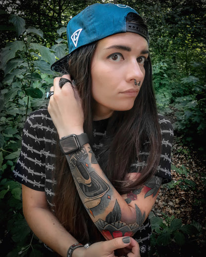 Poseidon Snapback - Blue/Black - Capiche Caps Black