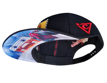 Christmas Creature Snapback Child Size - Black - Capiche Caps Black