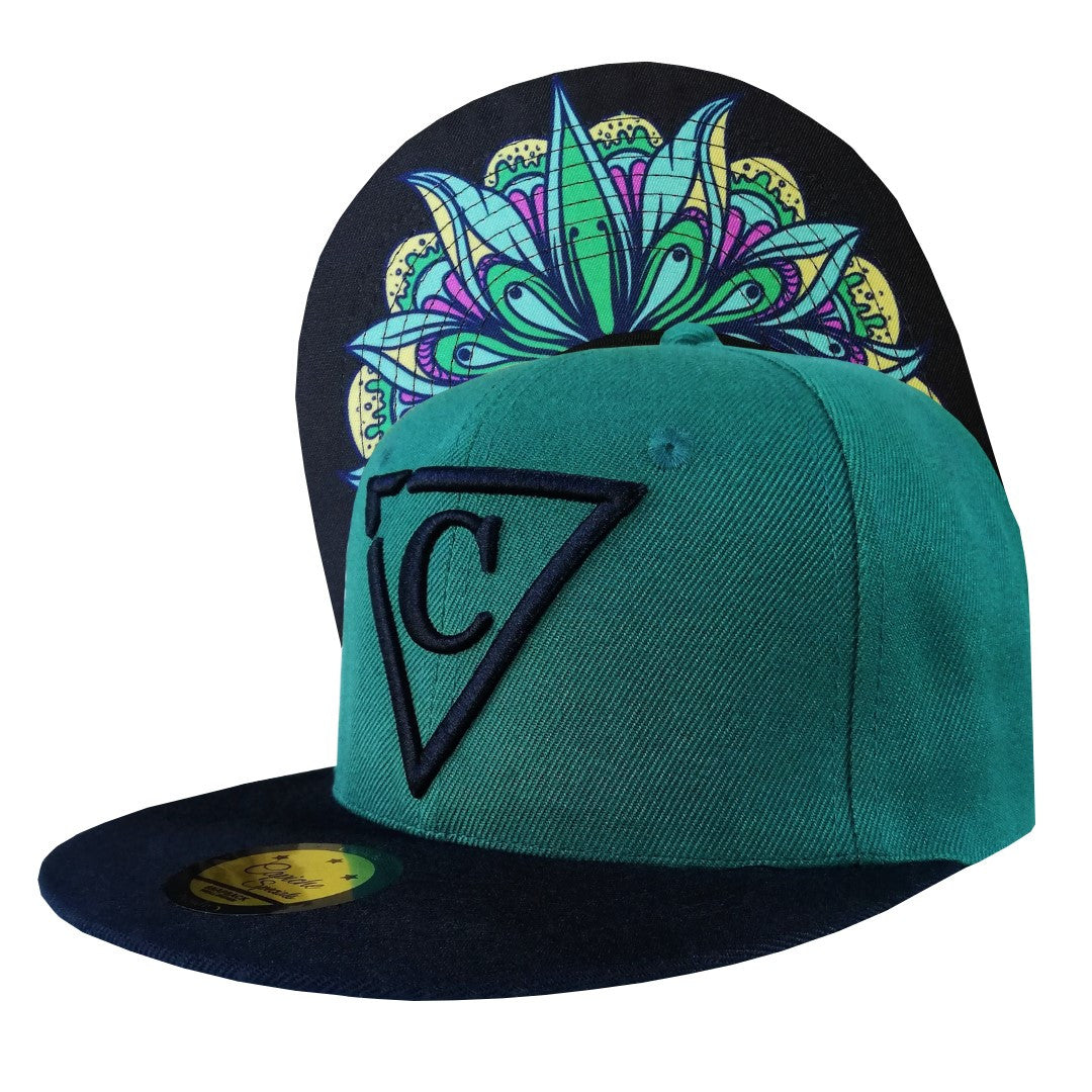 Green Flow Snapback - Green/Black - Capiche Caps Special