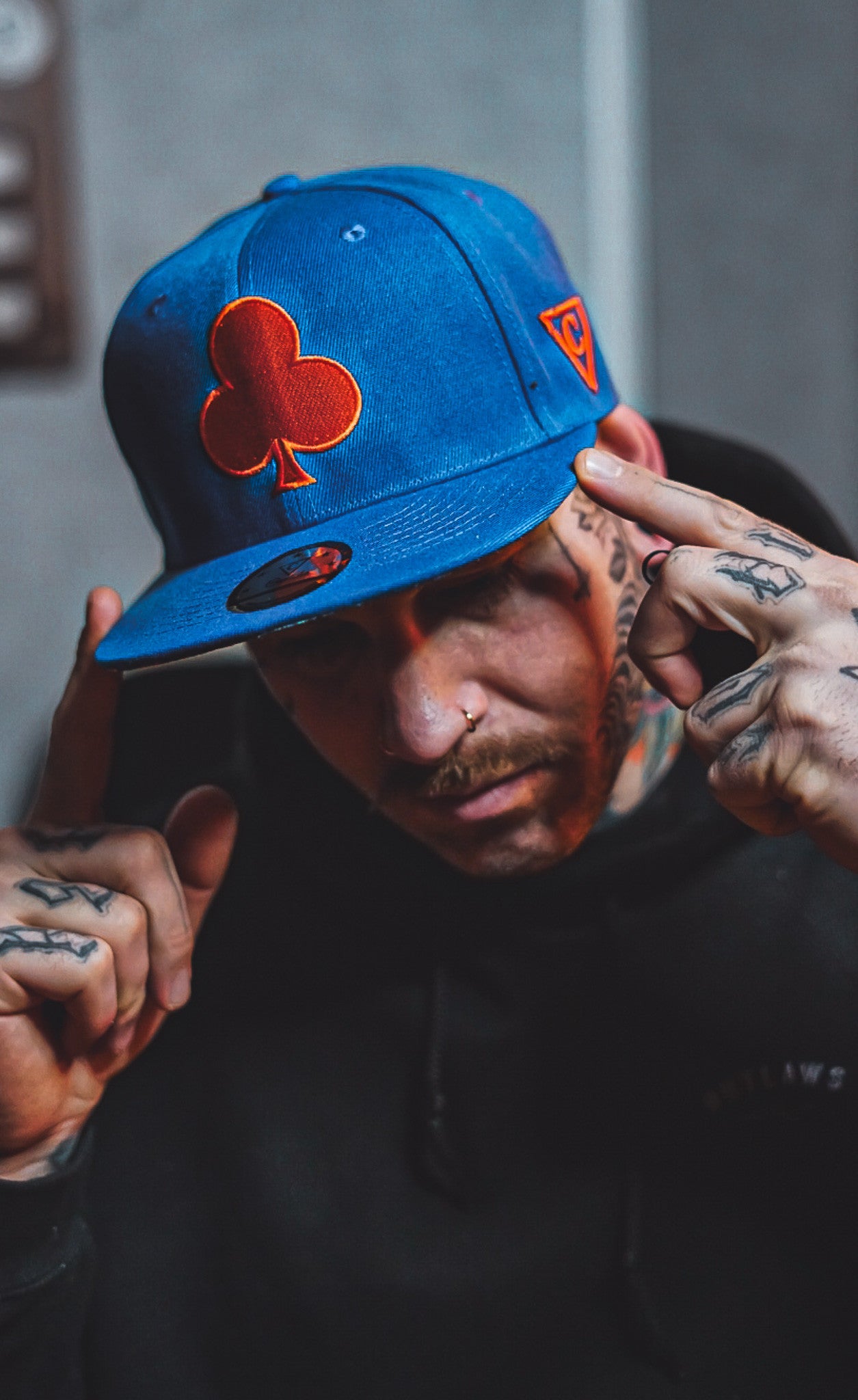 Fireworks Snapback - Blue - Capiche Caps Casino