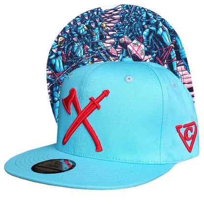 Swiss Pikemen Snapback - Blue - Capiche Caps Snapback