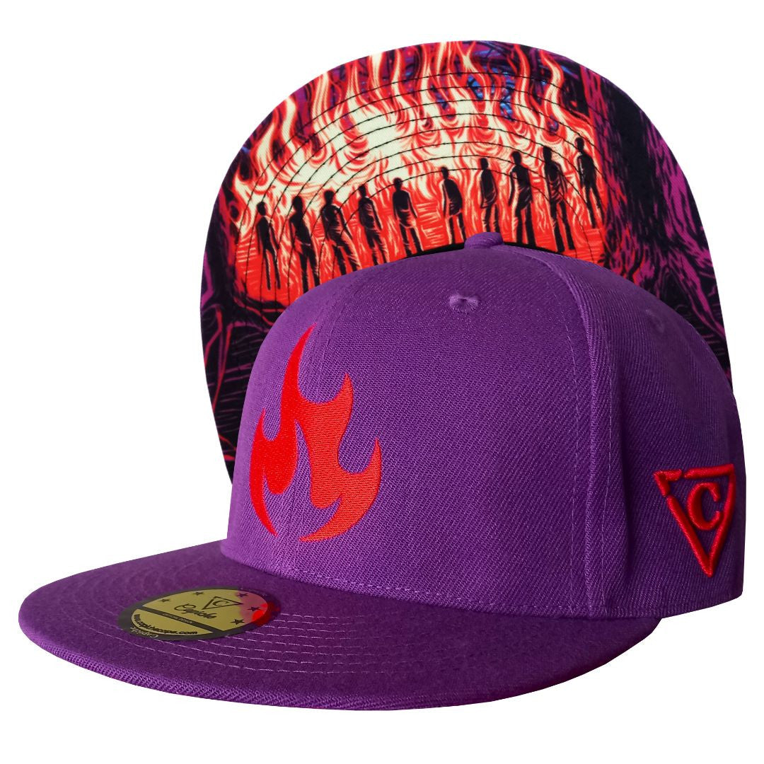 Forest Meeting Purple Snapback Cap Capiche (12) .jpg