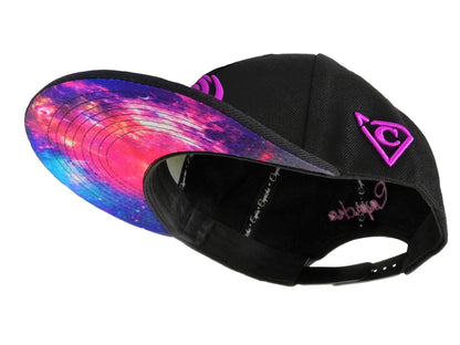 Galaxy Mix Snapback - Black - Capiche Caps Snapback