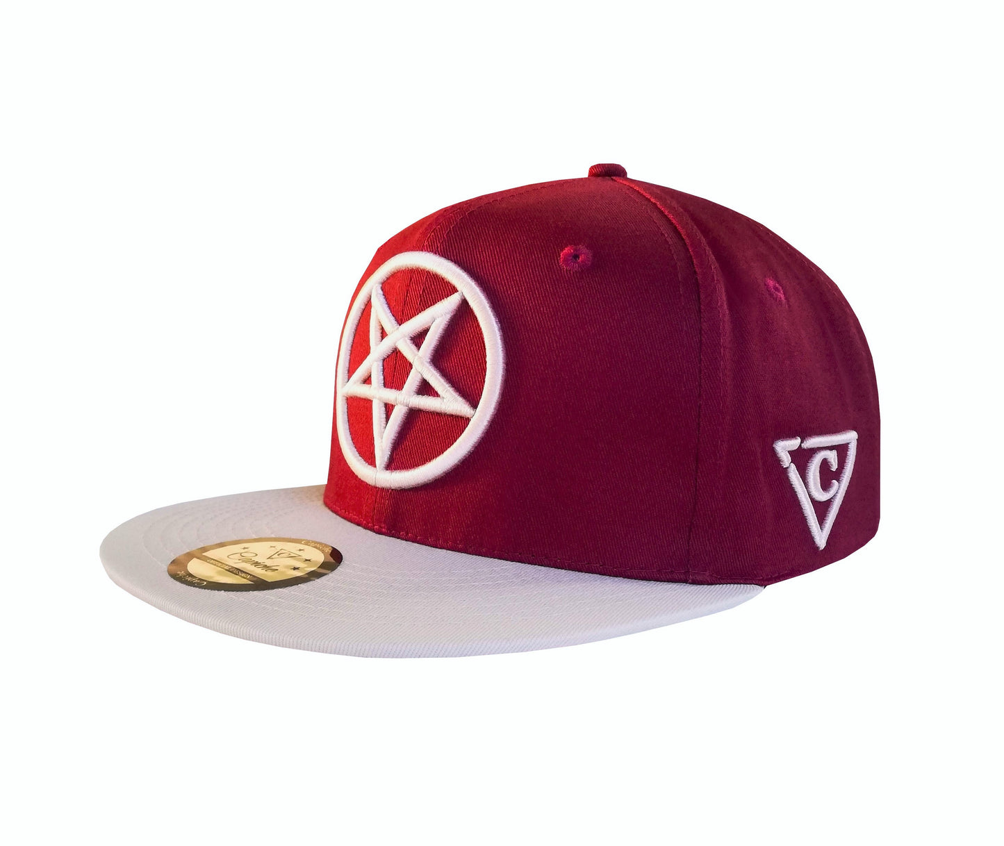 Cursed Dolls Snapback - Red/Light Beige - Capiche Caps Snapback