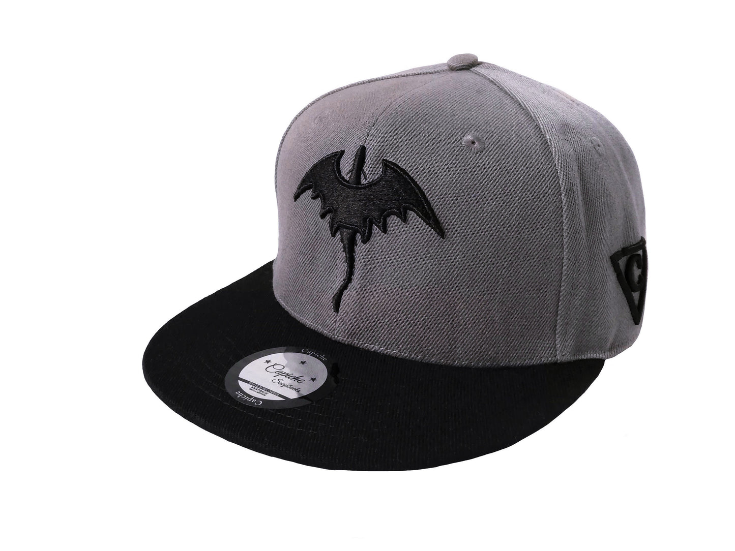 Fire Dragon Snapback - Grey/Black - Capiche Caps Black