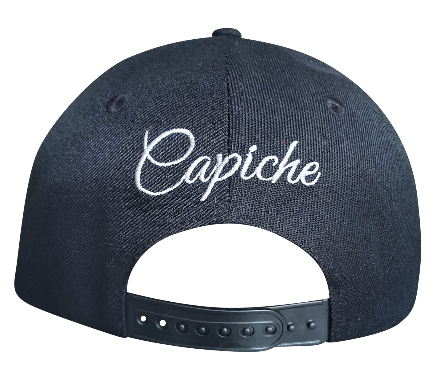 Gorra Snapback con dibujo de pared - Negra - Capiche Caps Black