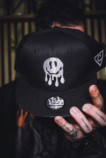 Wall Drawing Snapback - Black - Capiche Caps Black