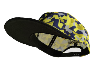 Yellow Polygon Snapback - Capiche Caps Black