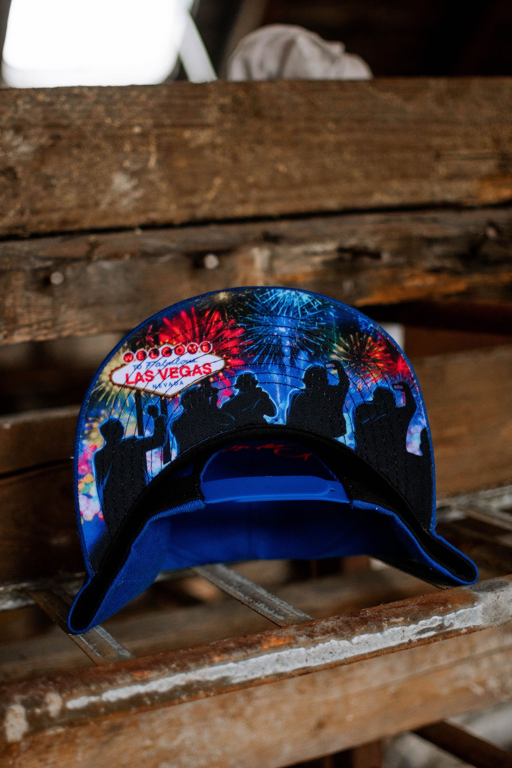 Fireworks Snapback - Blue - Capiche Caps Casino