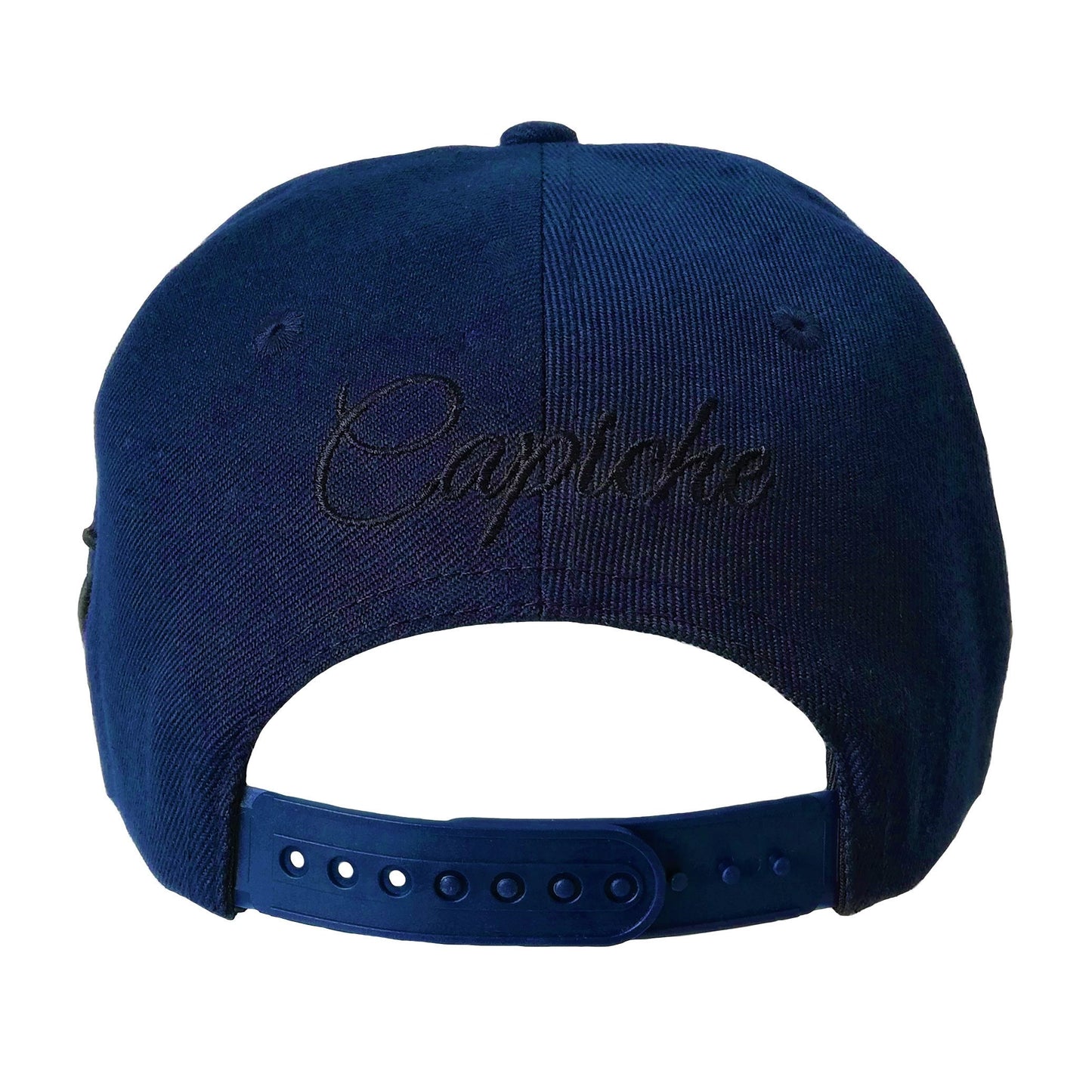 Ninja Snapback - Dark Blue/Black - Capiche Caps Black